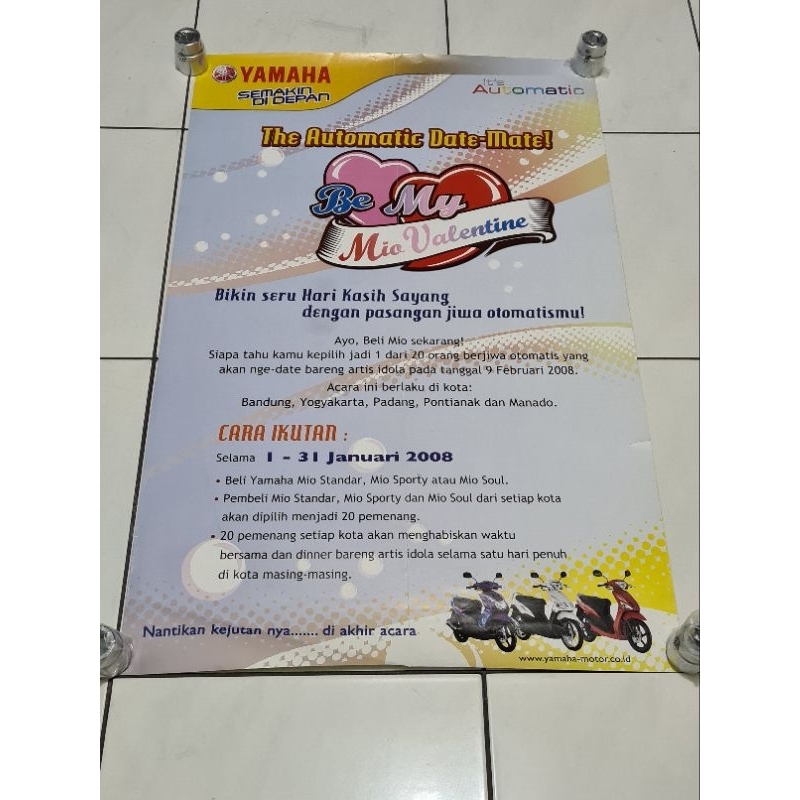 Poster Jumbo Motor YAMAHA MIO ORI