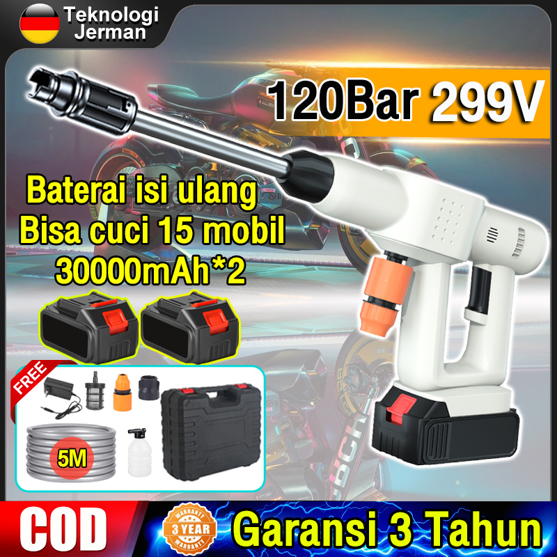 Reaim Jet Cleaner 299V 600W Kualitas Tinggi Mesin Cuci Mobil Alat Stean Cuci Mobil Mesin Semprot Cuci Mobil Alat Cuci Motor