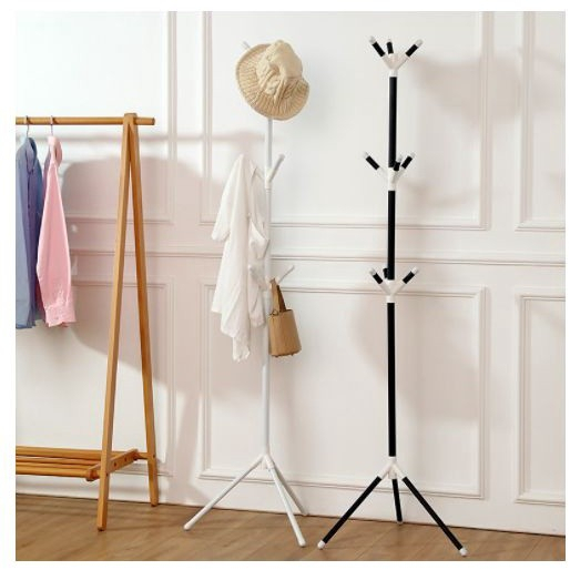 (2KG) SHENAR  MELANIE STAND HANGER GANTUNGAN BAJU TOPI BERDIRI GANTUNGAN SERBAGUNA STAND HANGER