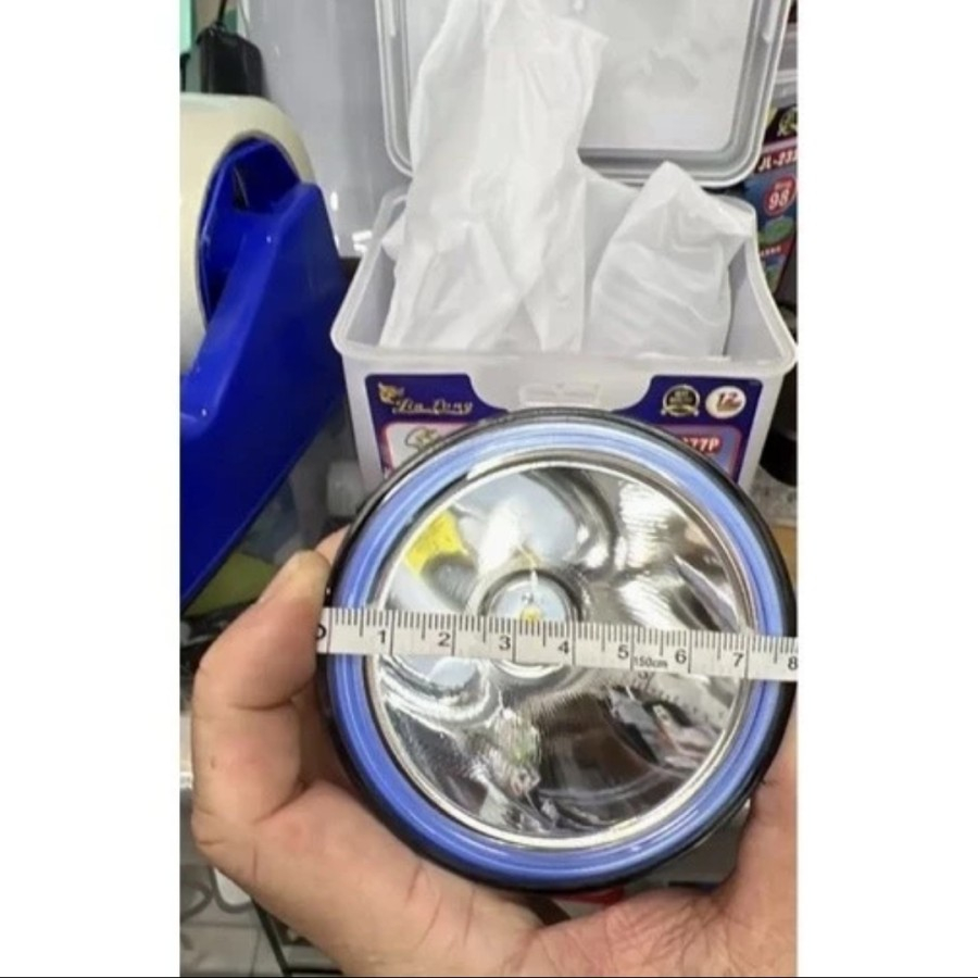 COD SENTER KEPALA JINLONG 100W JL-7877P RING 82 LED CAHAYA PUTIH SUPER TERANG