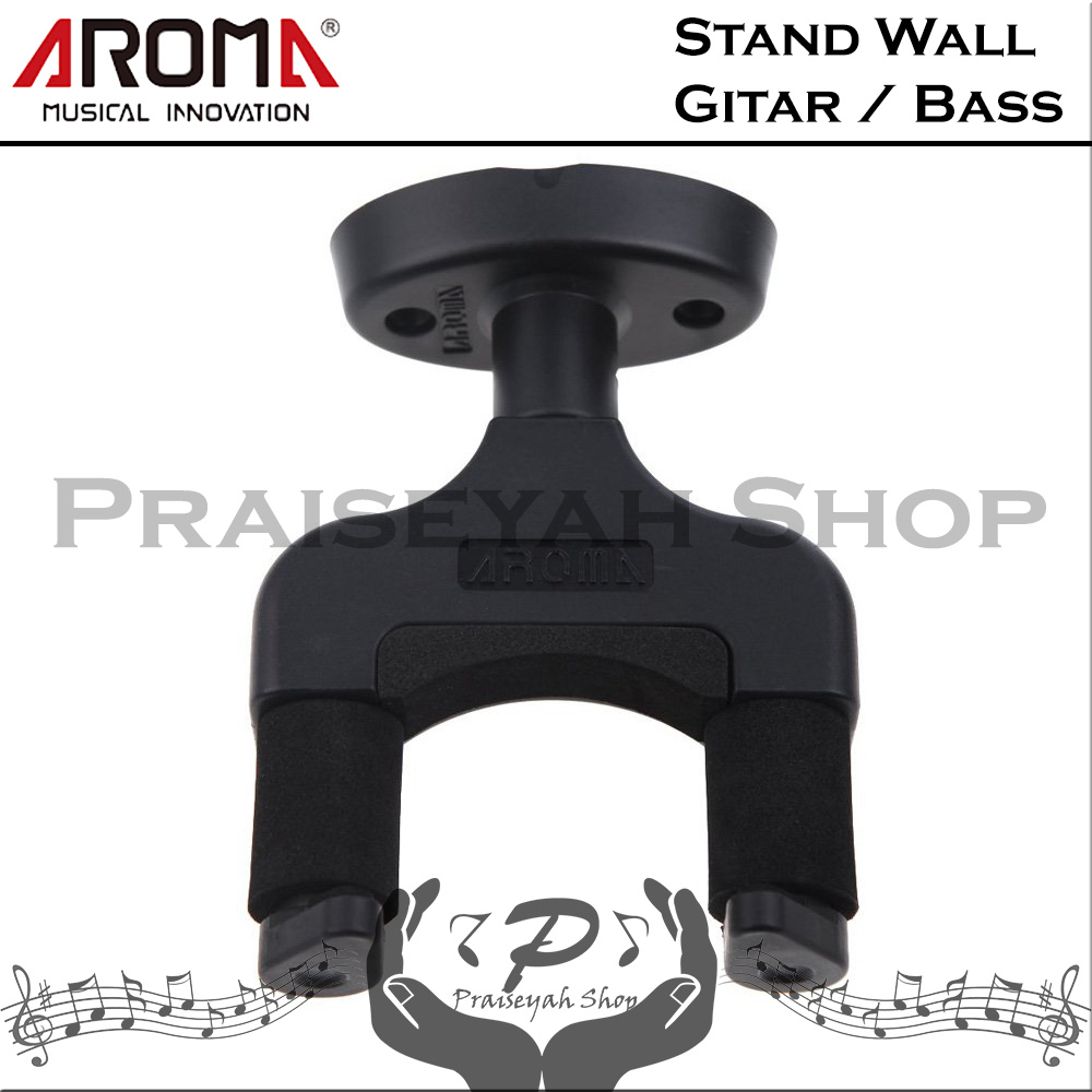 Stand Gitar Dinding Akustik Elektrik Aroma AH-81 Bass