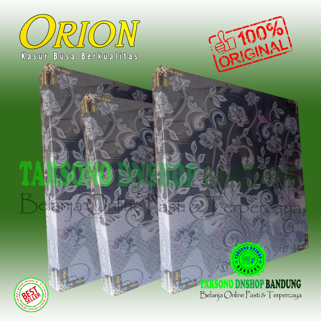 Kasur Busa ORION / Kasur Busa Super Bergaransi Ukuran No. 1 2 3 4 / Kasur Ukuran 90 120 160 180 / Ka