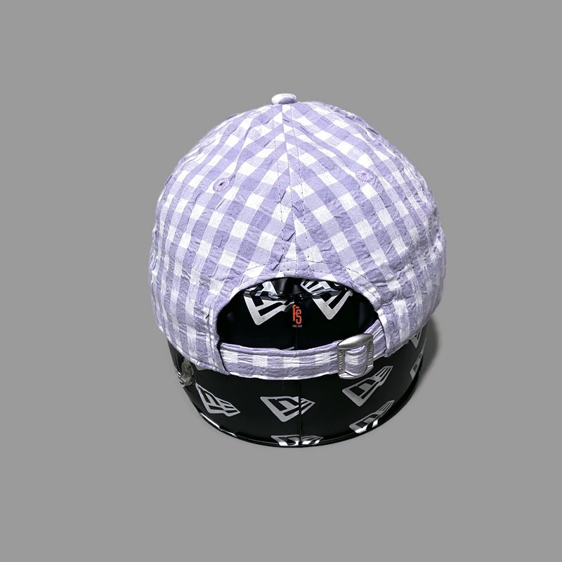 TOPI NEW ERA ORIGINAL 920 WOMEN GINGHAM NEW YORK YANKEES LILAC