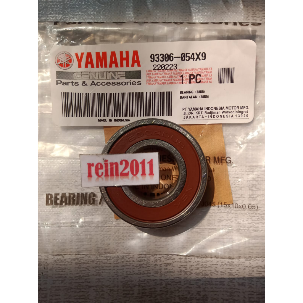 BEARING LAHER RODA BELAKANG 6004 MIO FINO XRIDE SOUL GT NOUVO ASLI ORI YAMAHA 93306 054X9