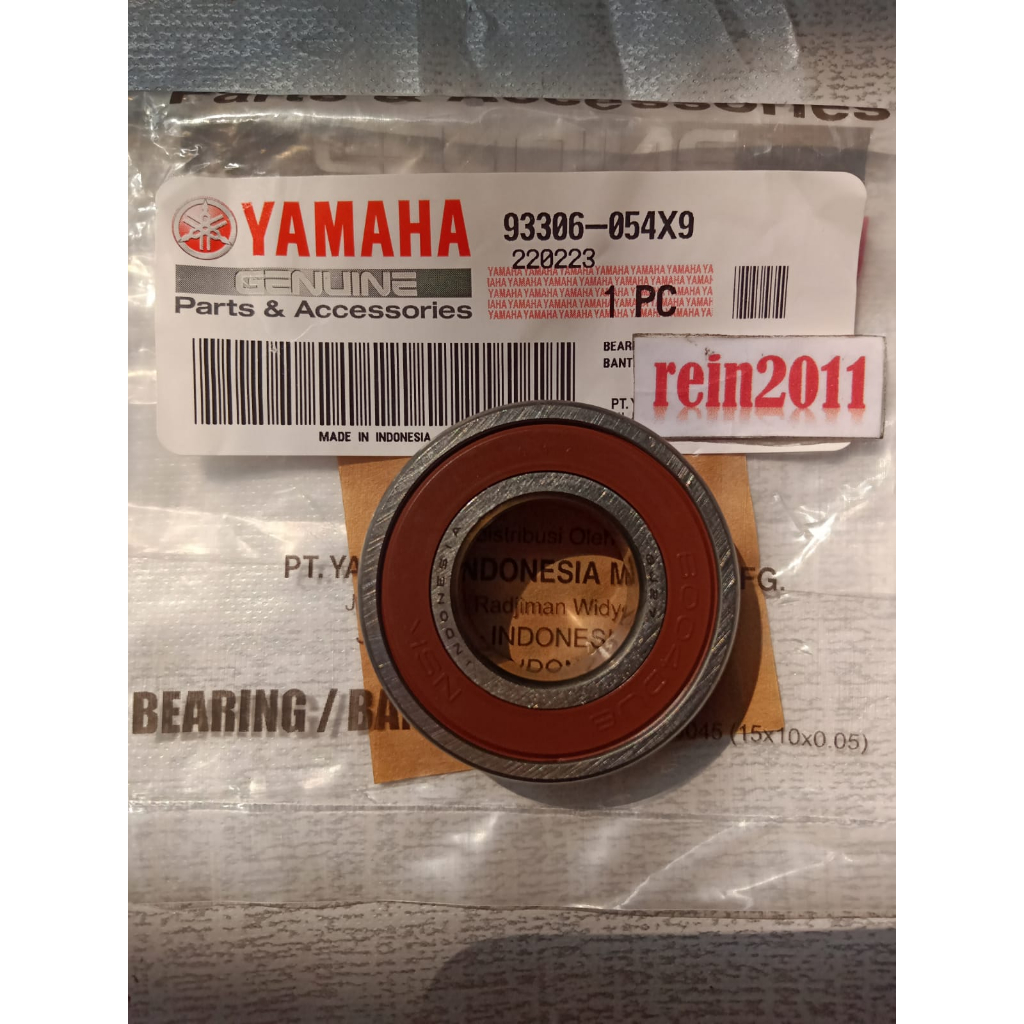 BEARING LAHER RODA BELAKANG 6004 MIO FINO XRIDE SOUL GT NOUVO ASLI ORI YAMAHA 93306 054X9