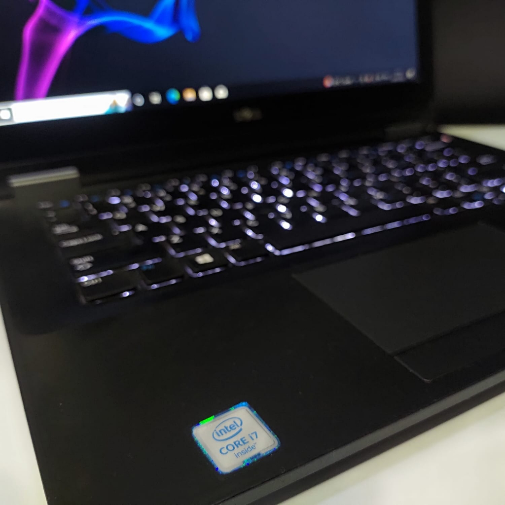 Laptop dell E7270 core i7 gen 6 ram 8gb SSD 128gb backlight - windows 10 siap pakai