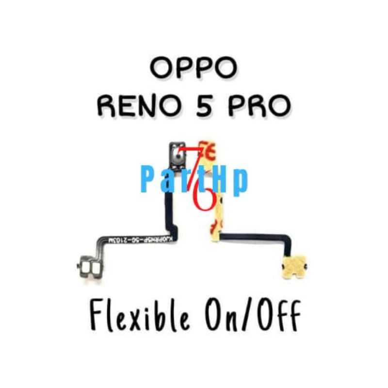 Flexibel Connector Power On Off Oppo Reno 5 Pro Fleksibel Fleksible Flexible Konektor