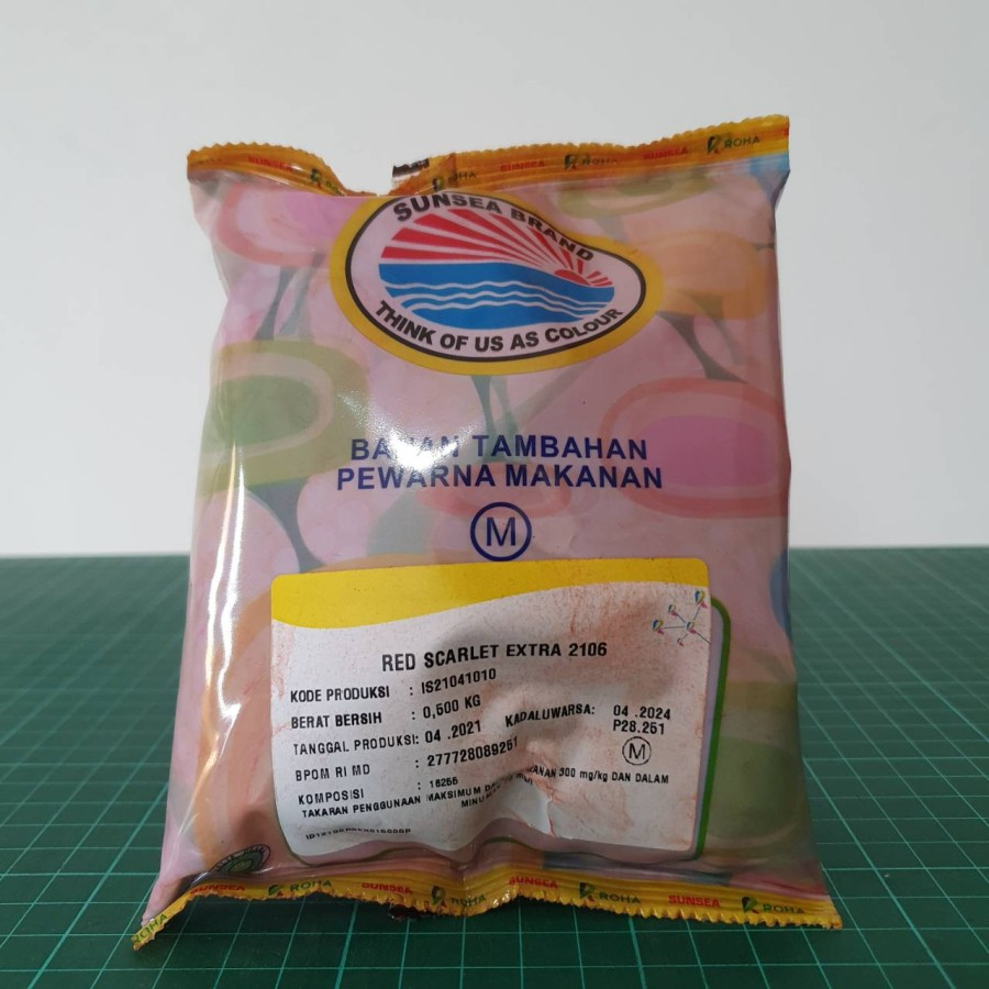 

Sunsea Brand Pewarna Makanan Bubuk 500 Gram Powder Food Coloring