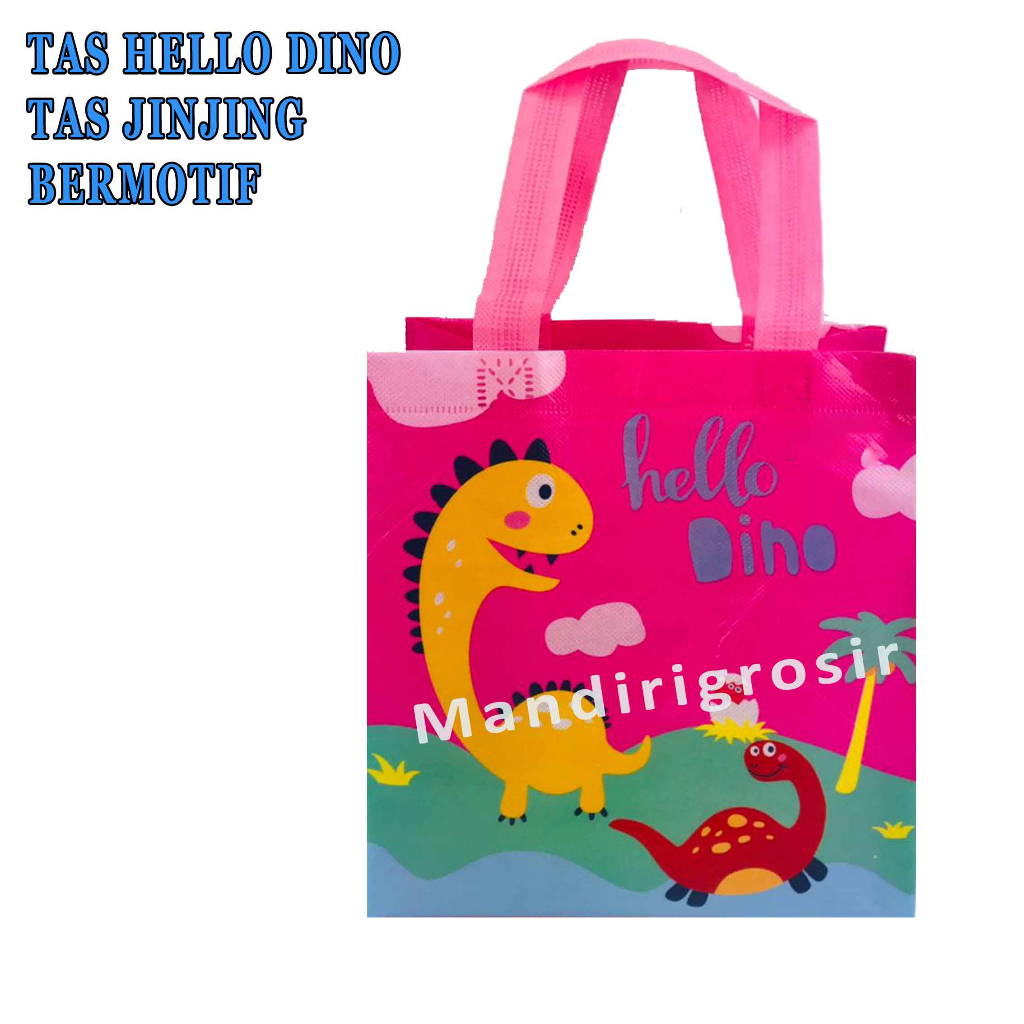 Tas Plastik * Tas Jinjing * Tas Motif Serbaguna * Tas Hello Dino