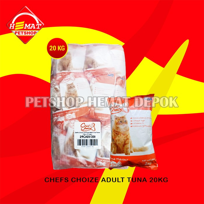 Makanan Kucing Chef Choice Adult Cat Food 20 KG