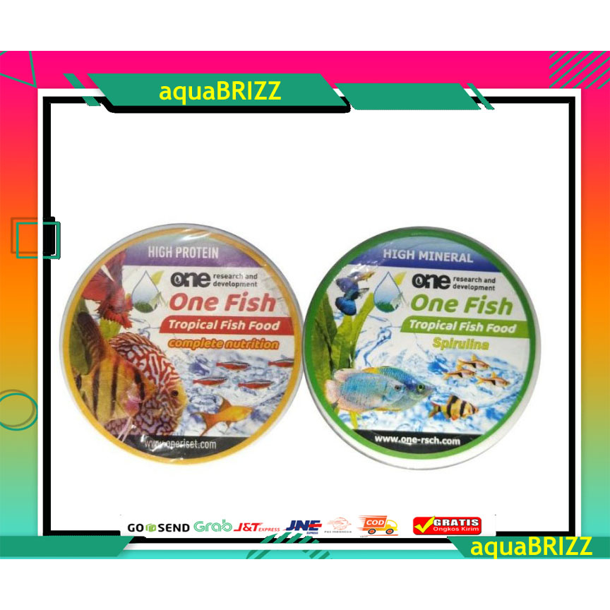 ONE FISH TROPICAL Makanan Ikan Hias Kecil Discus Guppy Cupang Manfish