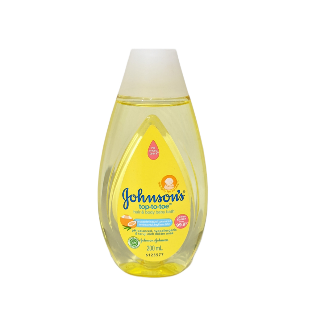 JOHNSON'S Hair &amp; Body Baby Bath - Sabun Bayi 2in1 200ml 100ml