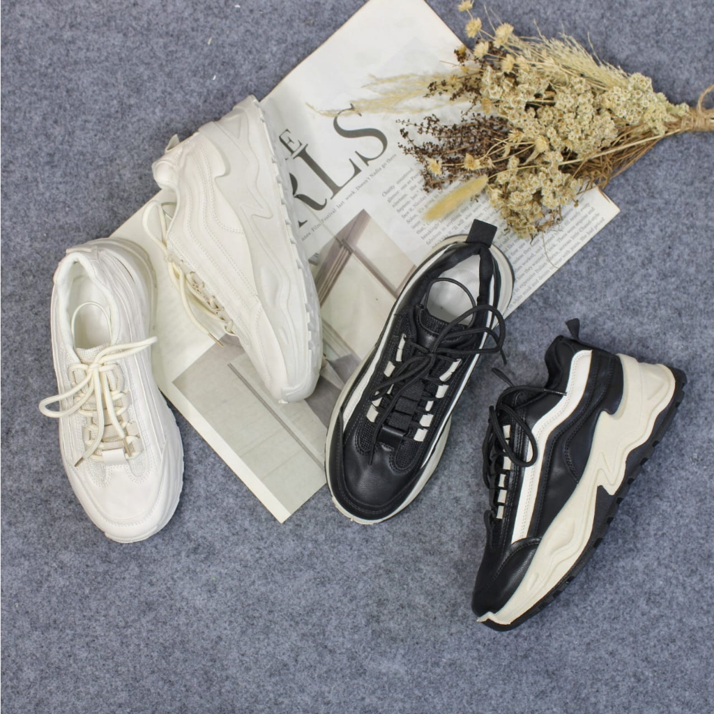 Free Box Sepatu Sneakers Wanita Import NS6033 Sepatu Fashion Sepatu Jakarta Sneakers Sneakers Kasual Wanita Termurah