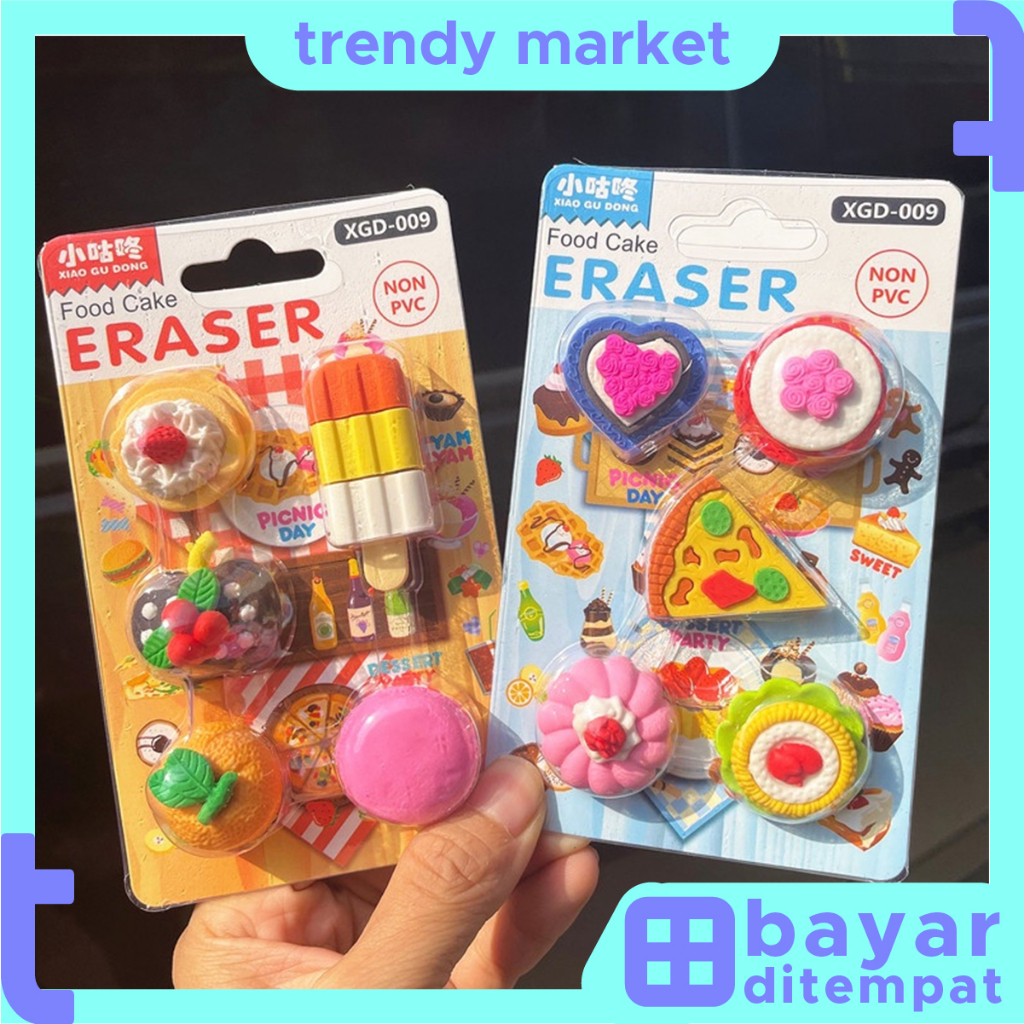 

Penghapus 1 Set Motif Lucu Keren / Eraser Karakter STY33