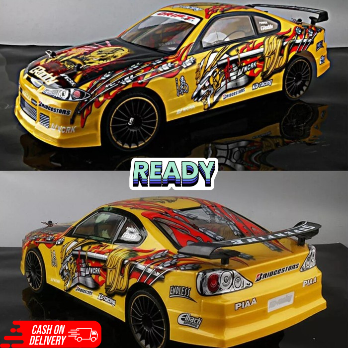 DRIFT RACING Mobil Remote 4WD RC Drift Racing 1:14 Charger RC DRIFT SAN ZUAN 4WD 1:14 DUS BIRU