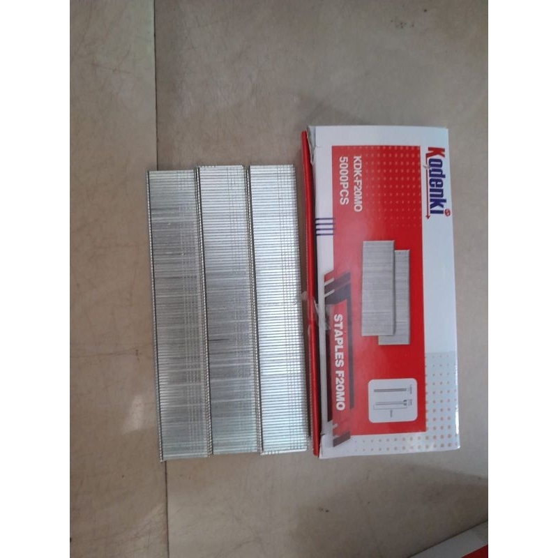 

F20 kodenki mo isi mesin staples paku tembak lurus mata gun nailer