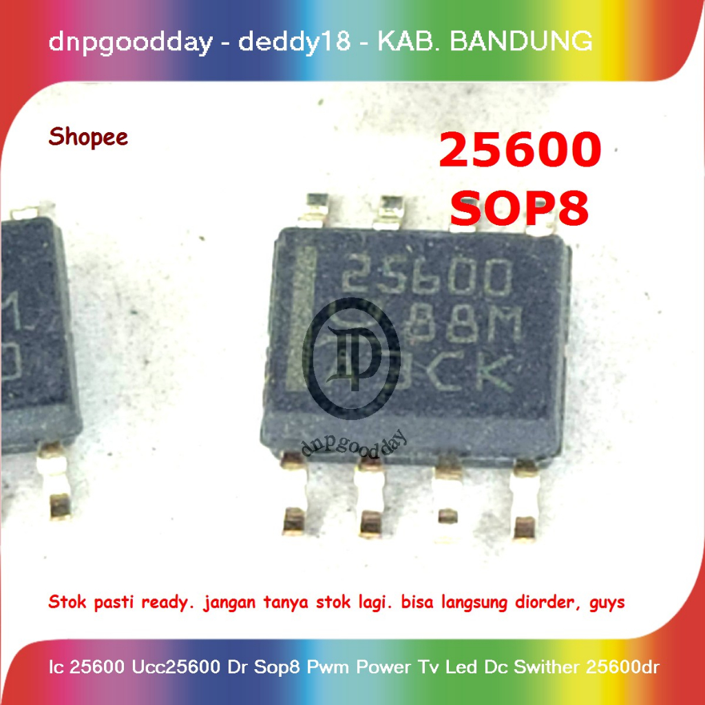 Ic 25600 Ucc25600 Dr Sop8 Pwm Power Tv Led Dc Swither 25600dr