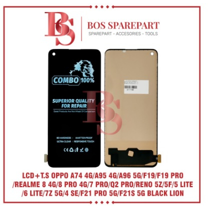 LCD TOUCHSCREEN OPPO A74 4G / A94 / F19 / F19 PRO / REALME 8 4G / 8 PRO / 7 PRO / Q2 PRO / RENO 5Z / 5F / 5 LITE / 4 SE