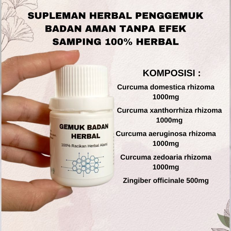 [COD] OBAT GEMUK HERBAL ALAMI 100% ORIGINAL VITAMIN GEMUK HERBAL