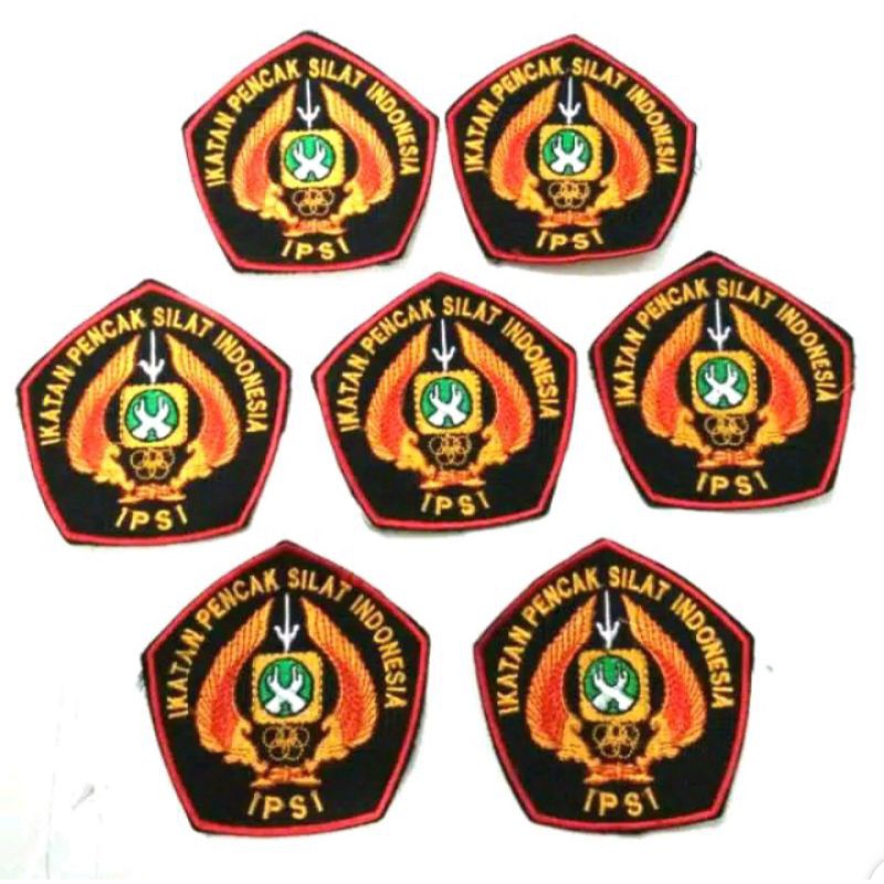Bet Ipsi bordir dan sablon / emblem bordir /emblem sablon/ ipsi bordir / ipsi hitam / IPSI putih