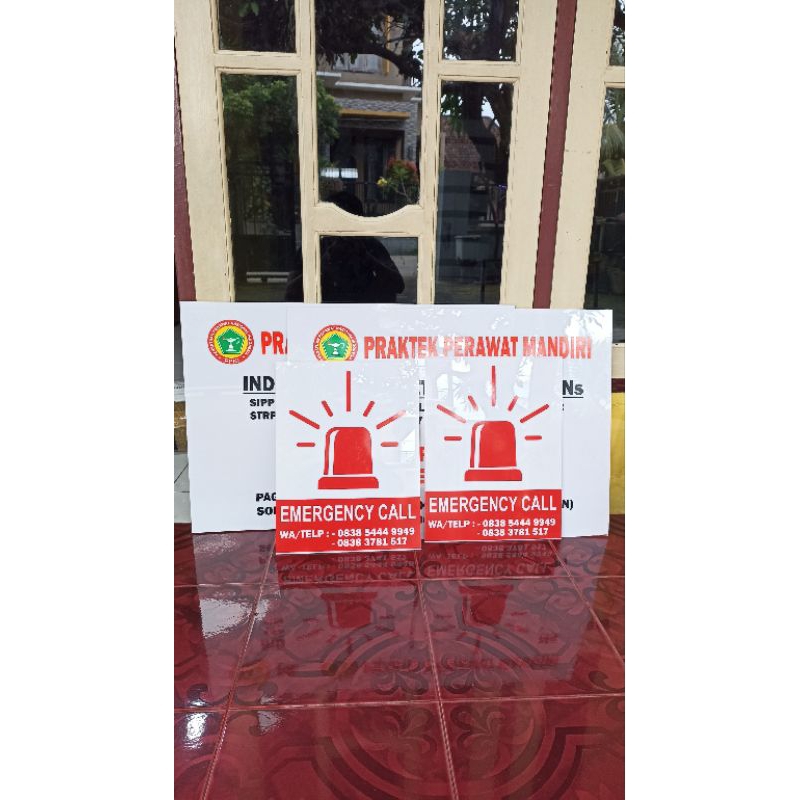 

papan nama khusus custom