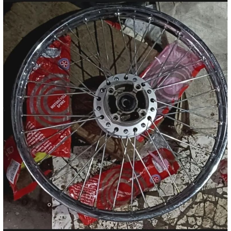 velg depan honda(ruji baru)suprax 125,karisma, revo, blade,original