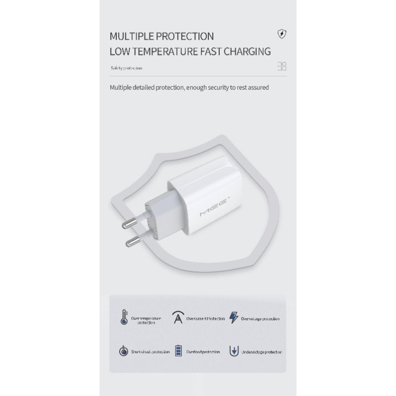 Foomee MEE+ MR100-M 1.5A Charger Kit with Micro USB Cable