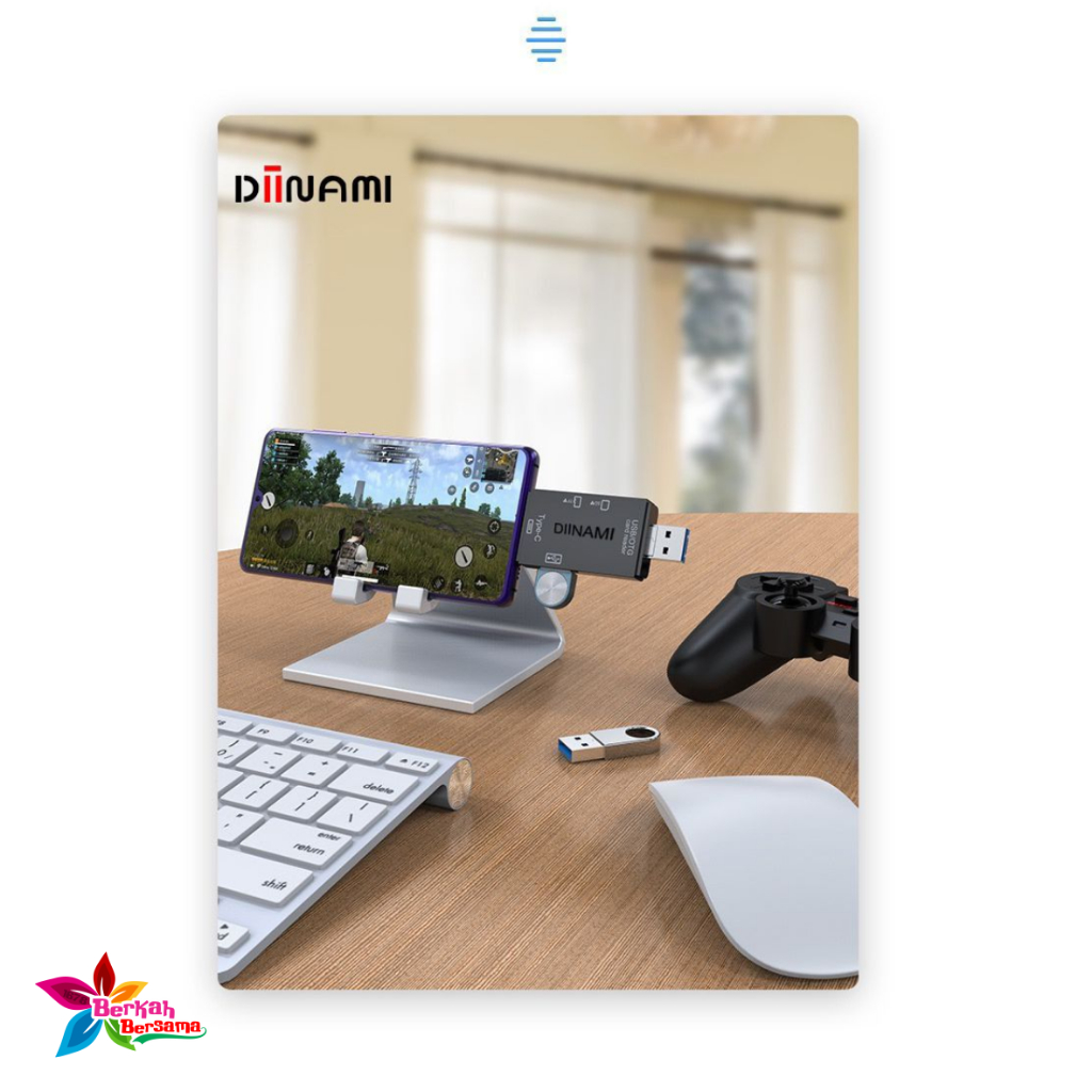 DIINAMI High Speed 6 in 1 OTG Card Reader USB 3.0 SD TF Micro SD Card Reader Type C Micro OTG Card Reader BB8575