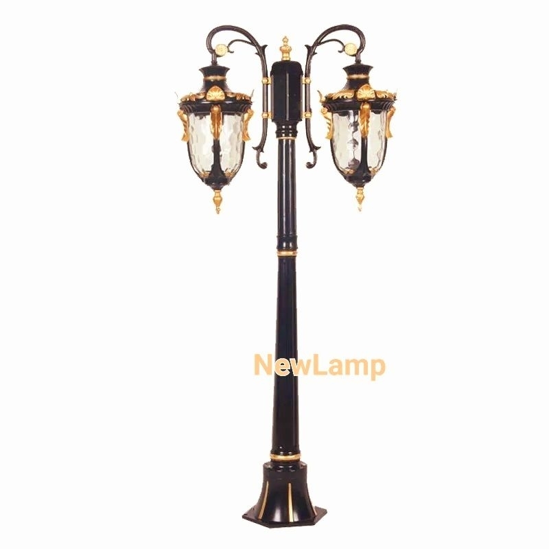 Lampu tiang taman waterproof klasik 3039S