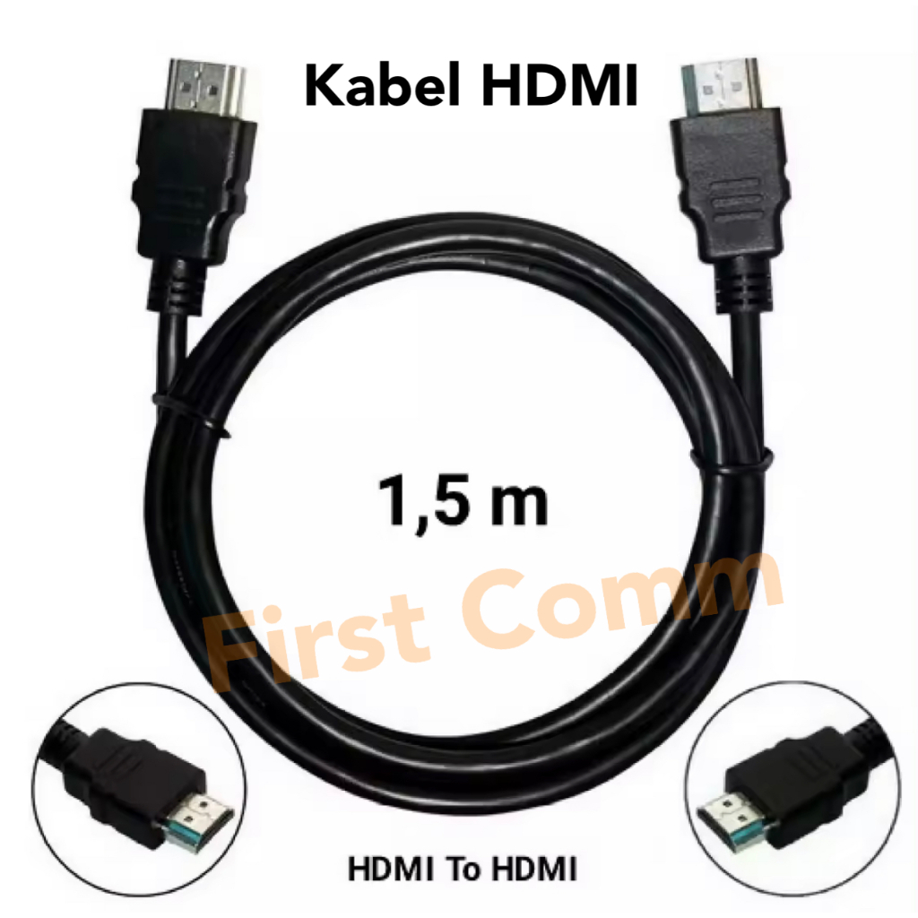 KABEL HDMI / KABEL HDMI MALE TO MALE /  HDMI TO HDMI / KABEL HDMI FULL HD 1.5M