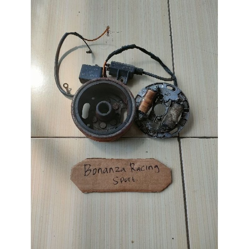 Magnet spul set pengapian cdi koil jetcolled rc 100 original