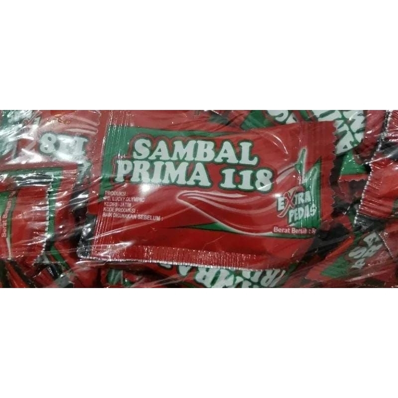 5. Saos Sambal Kemasan Sachet Prima 5 Gr Harga Per Pcs