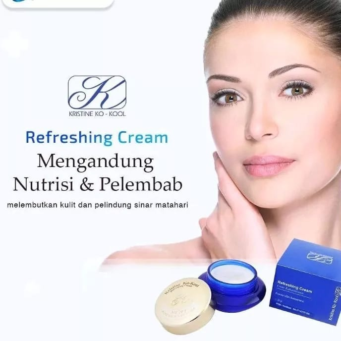 Kristine Ko Kool Pearl Nourish Cream Refreshing Krim KK Indonesia 9