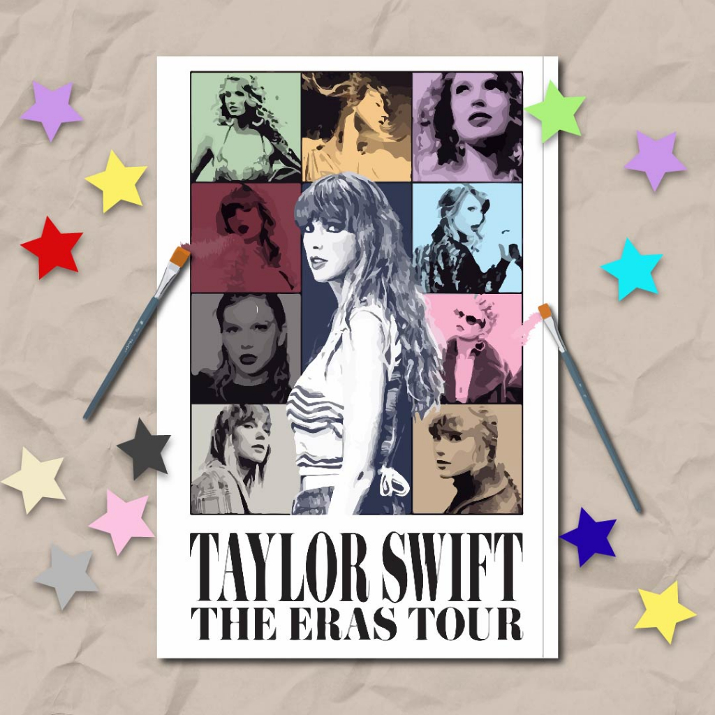 

TAYLOR SWIFT ERAS TOUR - 40X60 PAINT BY NUMBER KIT