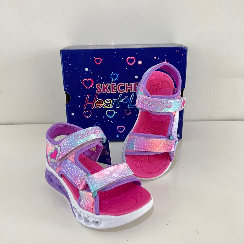 JUAL CEPAT!!Skechers original kids BRAND NEW! Limited edition lampu light sepatu anak perempuan