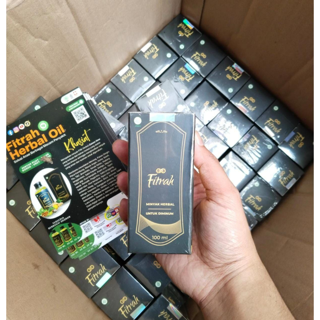 FITRAH HERBAL OIL - Minyak Herbal Multi Khasiat - Untuk Diminum &amp; Dibalur - BISA COD