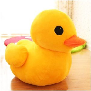 Boneka Bebek Kuning Lucu Bisa Nyala Ada Lampu Led nya Ukuran 40cm Bahan Halus lembut