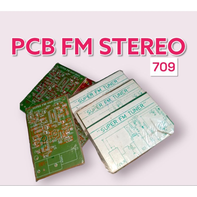 PCB SUPER FM TUNER STEREO anti desis