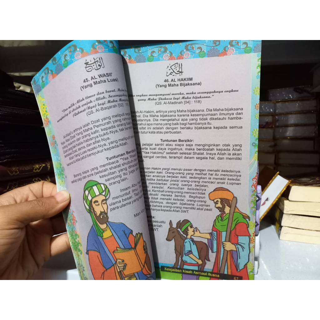 Buku Anak -Keajaiban 99 kisah Asmaul Husna Full Color - DM