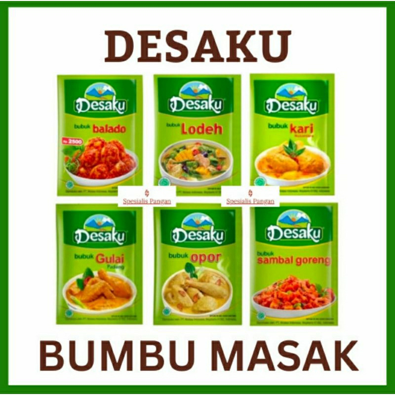 

Bumbu Praktis Balado / Gulai / Kari / Sambel Goreng / Opor / Lodeh Desaku / Bumbu Praktis