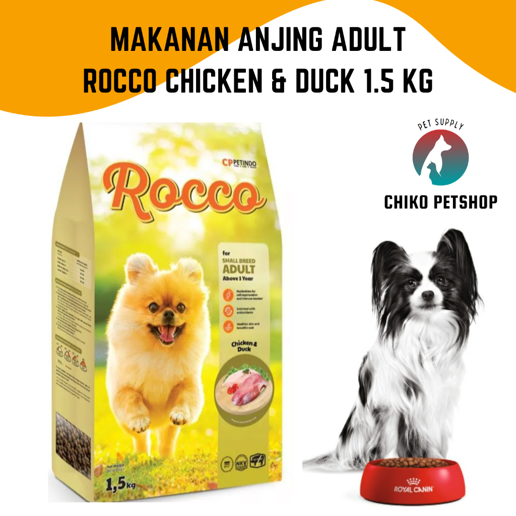 Makanan Anjing ROCCO Dry Food Dog Freshpack 1.5 kg