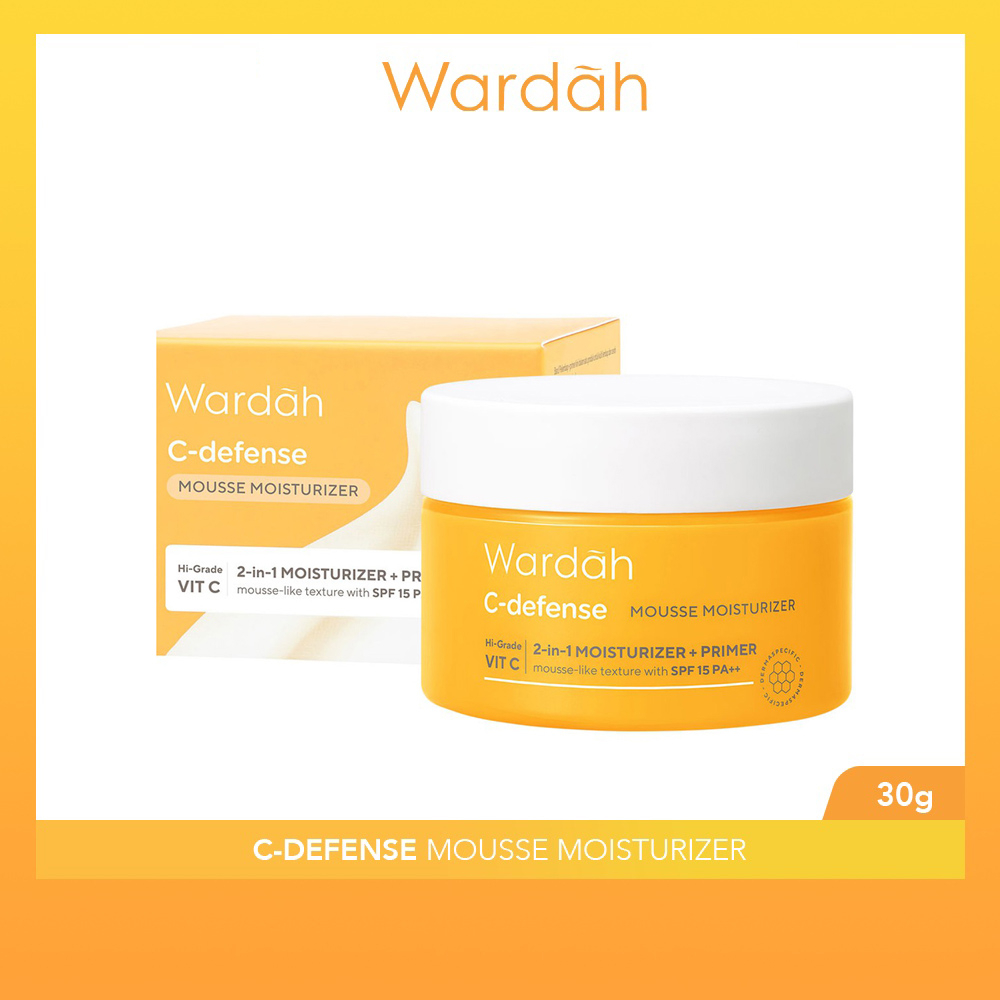 Wardah C-Defense Mousse Moisturizing 30g