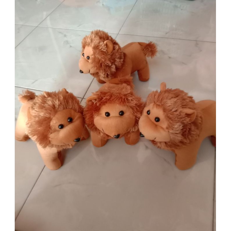 Boneka singa boneka lion ukuran 25cm mainan anak virall murah