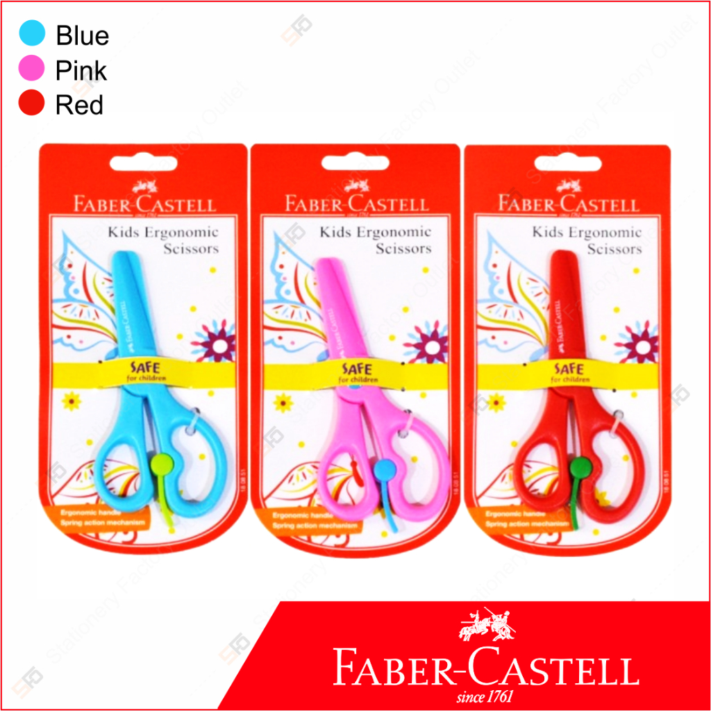 

Gunting Anak Plastik Faber Castell - 140mm