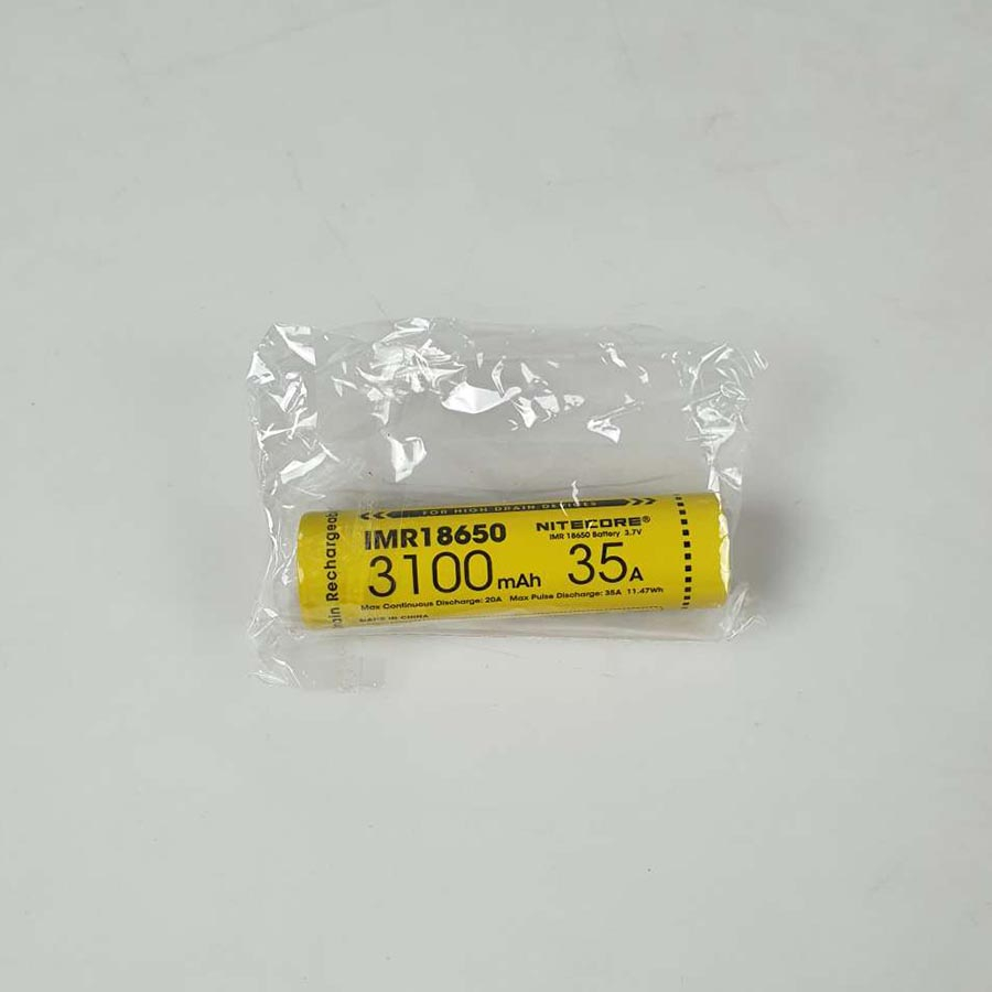 NITECORE IMR18650 Baterai Vape 3100 mAh 35 A 3.7 V - Yellow