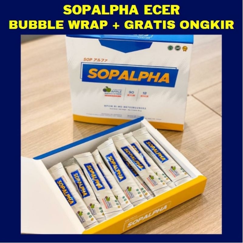 (COBA DULU) SOPALPHA ECER suplemen kesehatan BPOM ORIGINAL