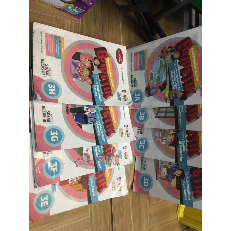 buku SECOND Bupetik kelas  2 kelas  3 sd edisi revisi erlangga