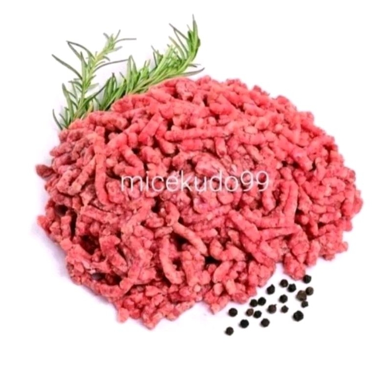

DAGING SAPI GILING 1KG GRADE A LESS FAT SEGAR MINCED BEEF CACAH FRESH CINCANG