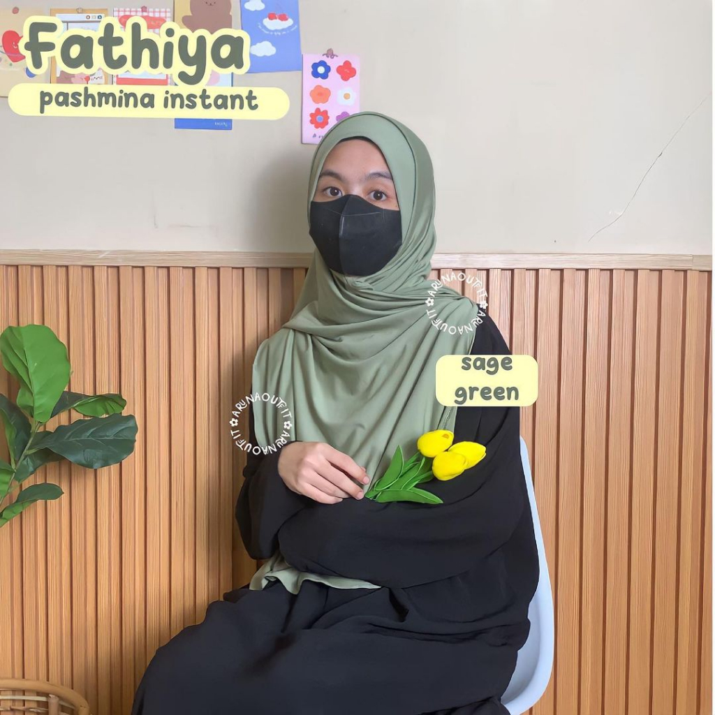 FATHIYA PASHMINA INSTAN BY ARUNA OUTFIT