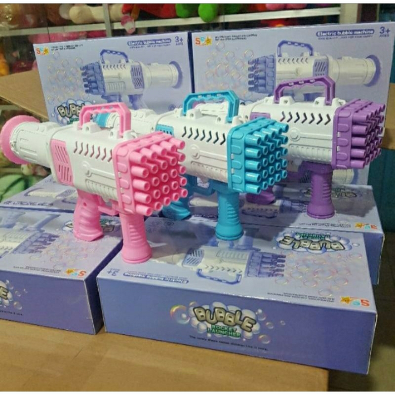 Mainan Anak Bubble Gun Bazooka ( Mainan gelembung murah )